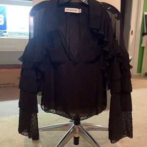 beautiful black blouse